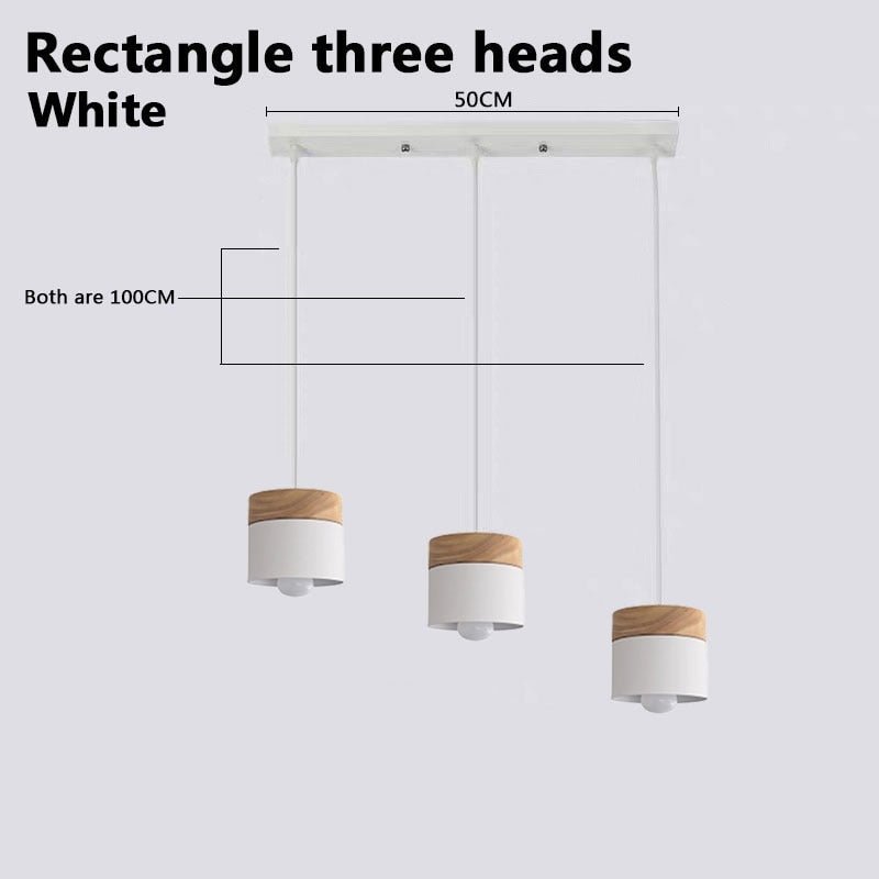 Træ Nordic Simplicity LED E27 Pendel Moderne hængelamper
