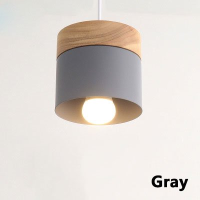 Wooden Nordic Simplicity LED E27 Pendant light Modern Hanging Lights